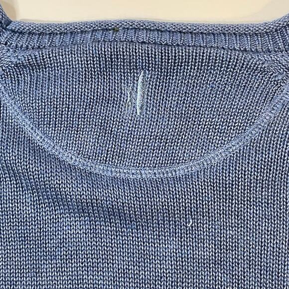 Johnnie-O Men’s Laguna Blue Linen Tencel Knit Sweater Sz XXL nautical coastal - Picture 10 of 10